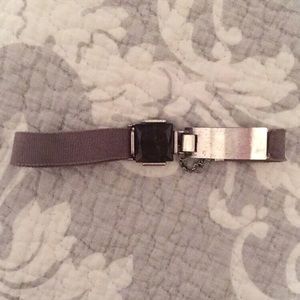 Silver and Mauve choker from Urban Outfitters
